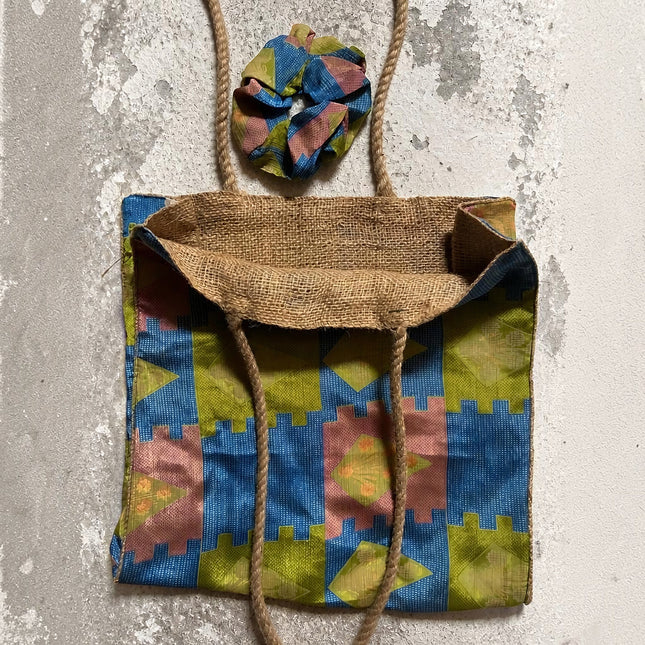 The Silky Tote Bag + scrunchie ☀️ Pastel