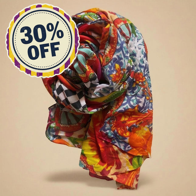 Sciarpa/ Beach Sarong Cotone ★ potpourri