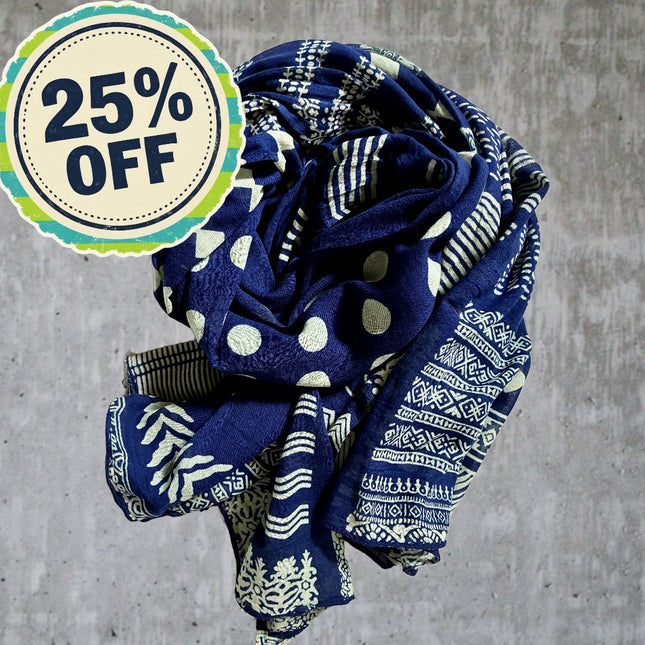 Sciarpa/ Beach Sarong Cotone ★ Indi