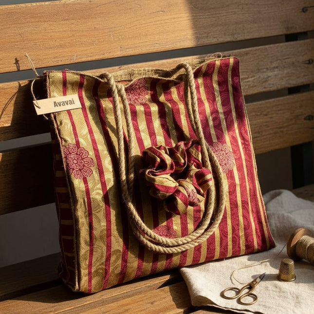 The Silky Shopper Bag + Scrunchie ★ Micenas