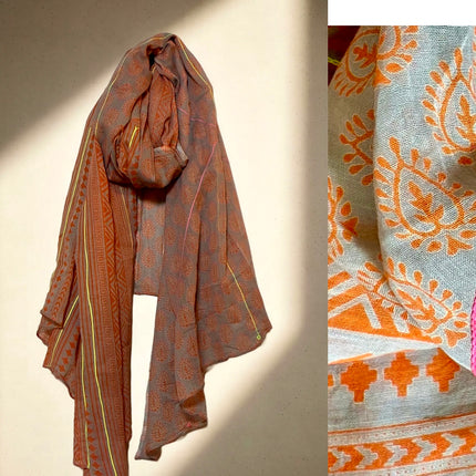 Sciarpa/ Beach Sarong Cotone ★ Tangerine