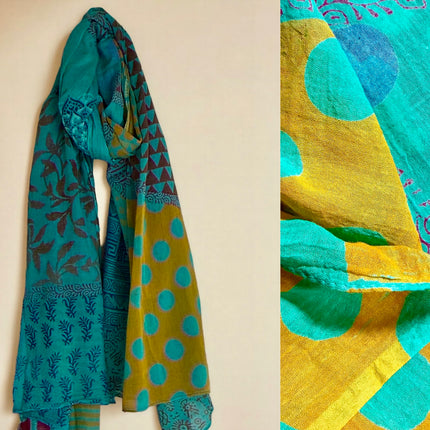 Sciarpa/ Beach Sarong Cotone ★ Bagru
