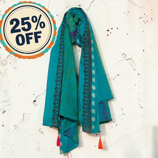 Sciarpa/ Beach Sarong Cotone ★ Creta