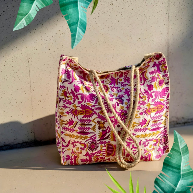 The Silky Tote Bag + scrunchie ☀️ Iris