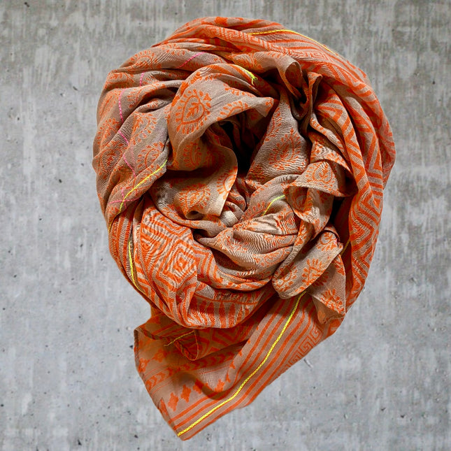 Sciarpa/ Beach Sarong Cotone ★ Tangerine