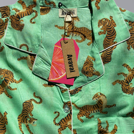 Pj's or Beach Set 🐾  Green Madagascar