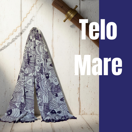 Telo Mare 100% Cotone ❤︎  Pesce