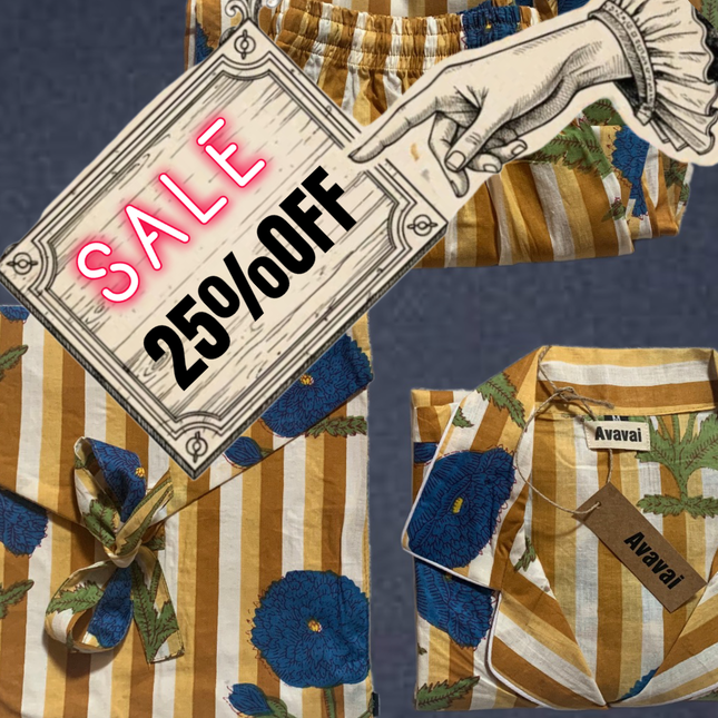 Pigiama Lungo 🍁 Blue Lily