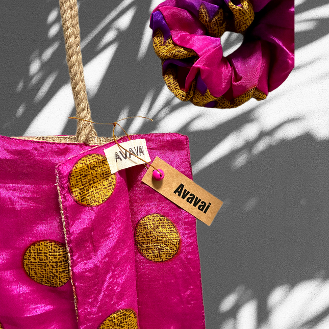 The Silky Tote Bag + scrunchie ☀️Dot