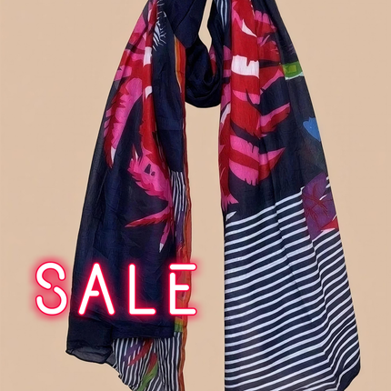 Sciarpa/ Beach Sarong Cotone ★ Navy