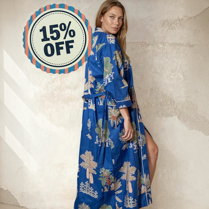 Accappatoio estivo in 100% cotone 🌱 Majorelle