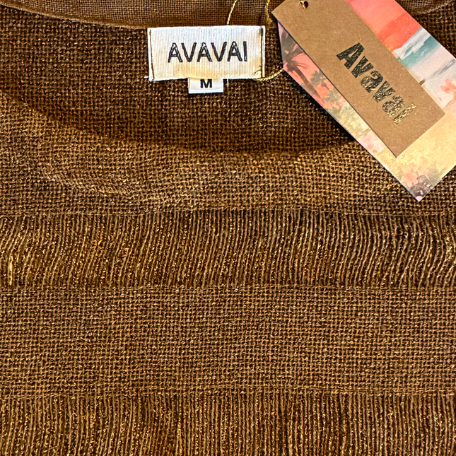 Top in cotone grezzo Naturale 🌱 Senape