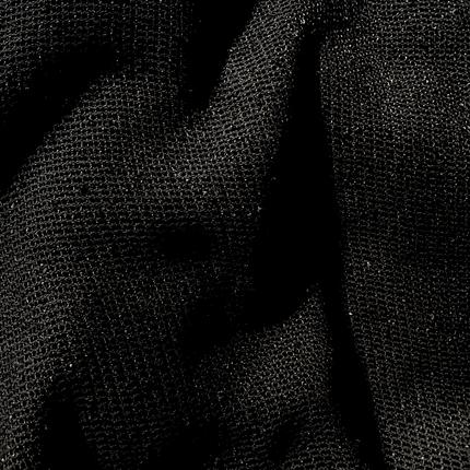 Caftano lungo in cotone grezzo 🌱 Nero