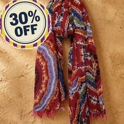 Sciarpa/ Beach Sarong Cotone ★ Lava