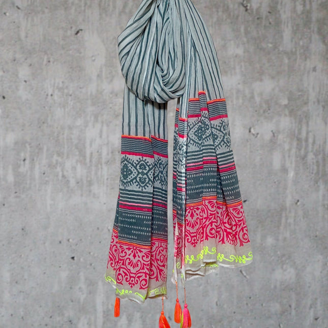Sciarpa/ Beach Sarong Cotone ★ Miami