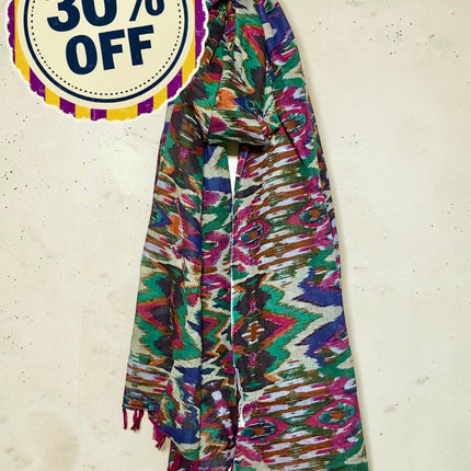 Sciarpa/ Beach Sarong Cotone ★ Ikat