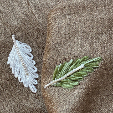Sciarpa 100%Lana ❄️  Pearls & Feathers