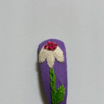Hair Clips ❀ Tally ❀ Fermagli Ricamati a mano