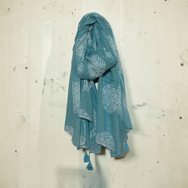 Sciarpa 100% Cotone ★ Acqua