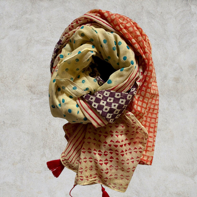 Sciarpa 100% Cotone ★ Rajasthan