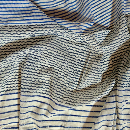 Sciarpa/Sarong Pareo ★ Blue Stripes