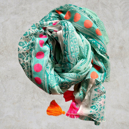 Sciarpa/Sarong Pareo ★ Verde Celadon
