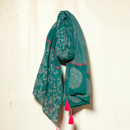 Sciarpa/Sarong Pareo ★ Verde Acqua