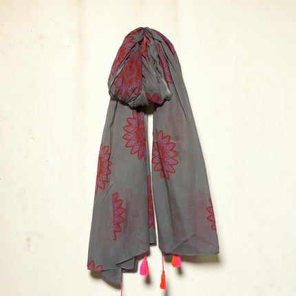 Sciarpa/Sarong Pareo ★ Lotus Grigia