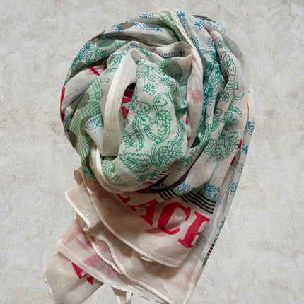 Sciarpa/Sarong Pareo ★ Love Peace Joy