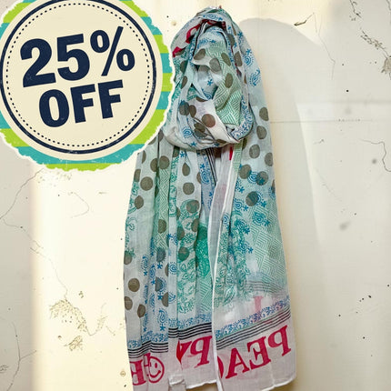 Sciarpa/Sarong Pareo ★ Love Peace Joy