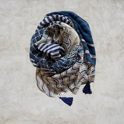 Sciarpa/Sarong Pareo ★ Mandala Blue