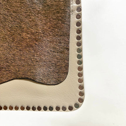 Borsa a tracolla in pelle HANDMADE  ★ Ivory