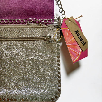 Borsa a tracolla in pelle HANDMADE ★ Funk