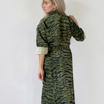 Vestaglia in Velluto ☆ Green Tiger