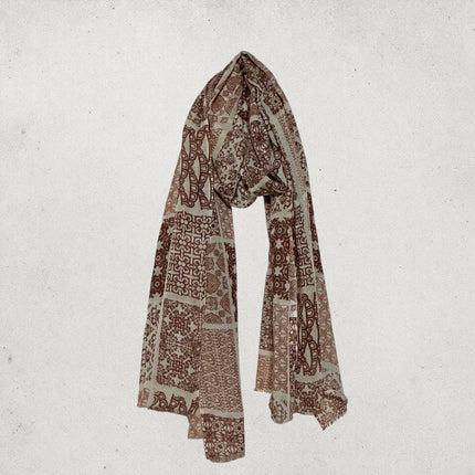 Sciarpa 100% Lana ❄️ Tiles Rose