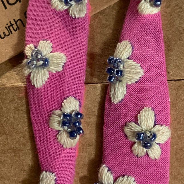 Hair Clips ❀ Daisy ❀ Fermagli Ricamati a mano