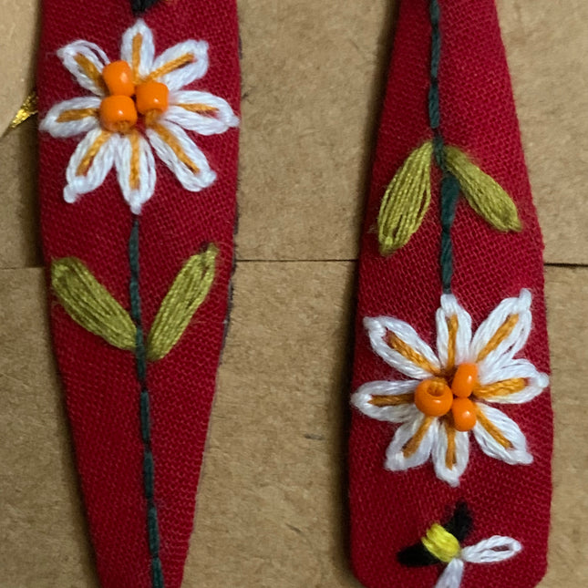 Hair Clips ❀ Rivendel  ❀ Fermagli Ricamati a mano