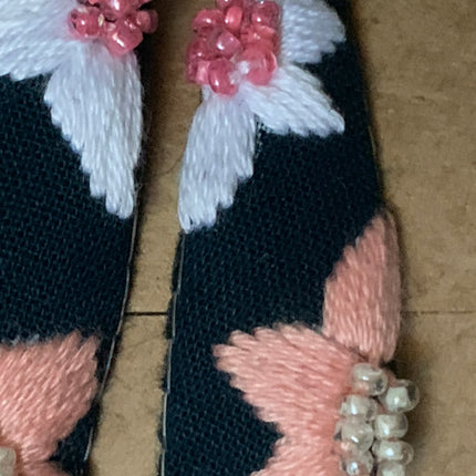 Hair Clips ❀ Charlotte ❀ Fermagli Ricamati a mano