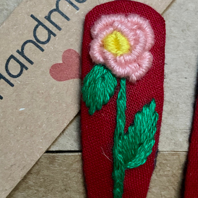 Hair Clips ❀ Firenze ❀ Fermagli Ricamati a mano