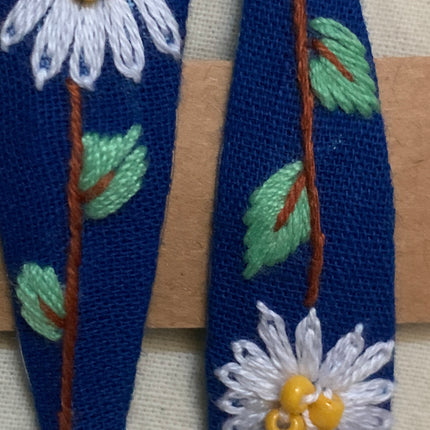 Hair Clips ❀ Margarita ❀ Fermagli Ricamati a mano