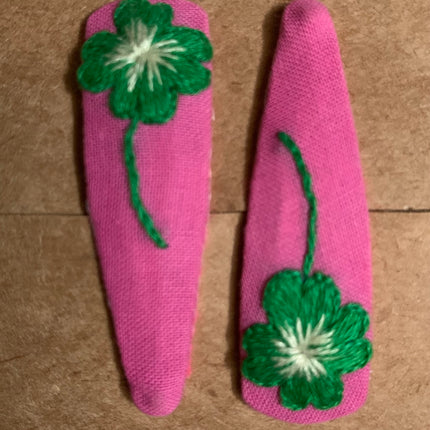 Hair Clips ❀ Eire ❀ Fermagli Ricamati a mano