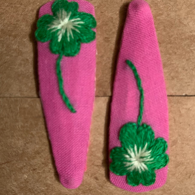 Hair Clips ❀ Eire ❀ Fermagli Ricamati a mano