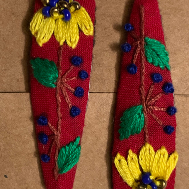 Hair Clips ❀Flora ❀ Fermagli Ricamati a mano