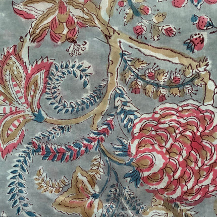 Vestito Petite 100% cotone stampato a blocchi ❤︎ Fragole