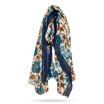 Sciarpa 100% Lana ❄️ Vintage Garden