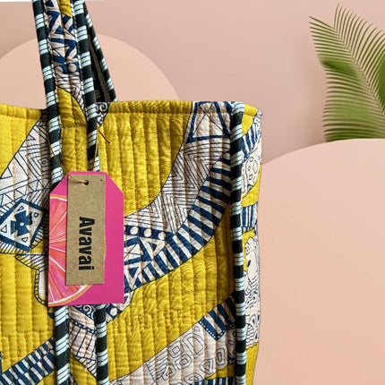 Kitty Tote Bag 🐾 Gialla