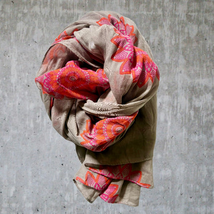Sciarpa/ Beach Sarong Cotone ★ Flor