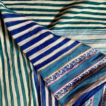 Sciarpa/ Beach Sarong Cotone ★ Bluberry