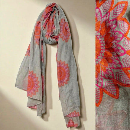 Sciarpa/ Beach Sarong Cotone ★ Flor