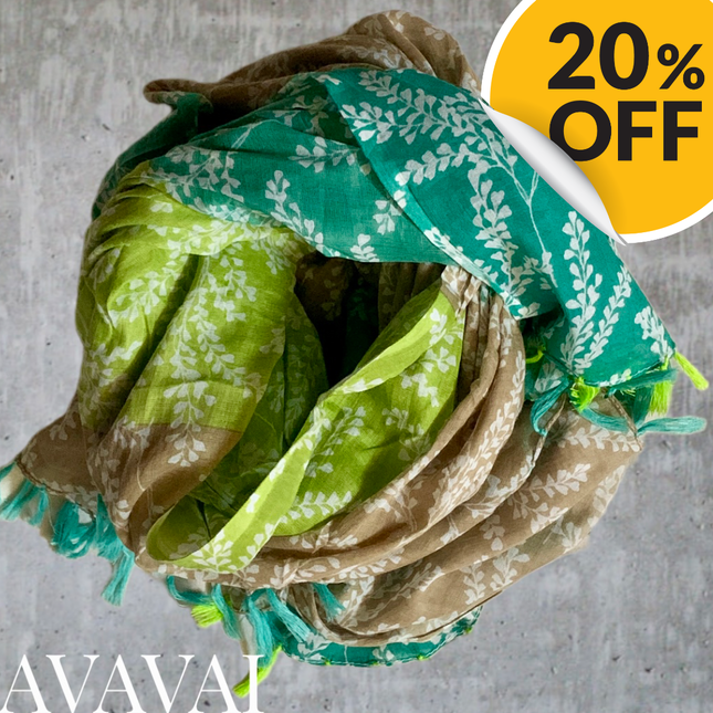 Beach Sarong / Sciarpa ✨ Green Patch